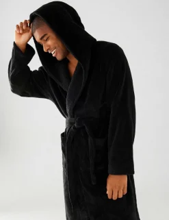 Cosy Hooded Dressing Gown