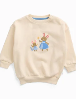 Cotton Blend Bunny Sweatshirt (3 Mths-6 Yrs)