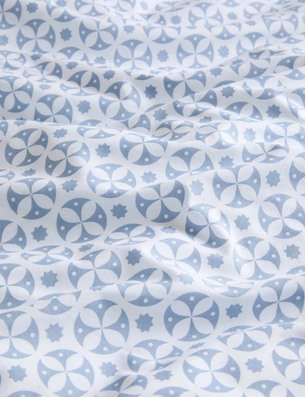 Cotton Blend Circle Star Bedding Set