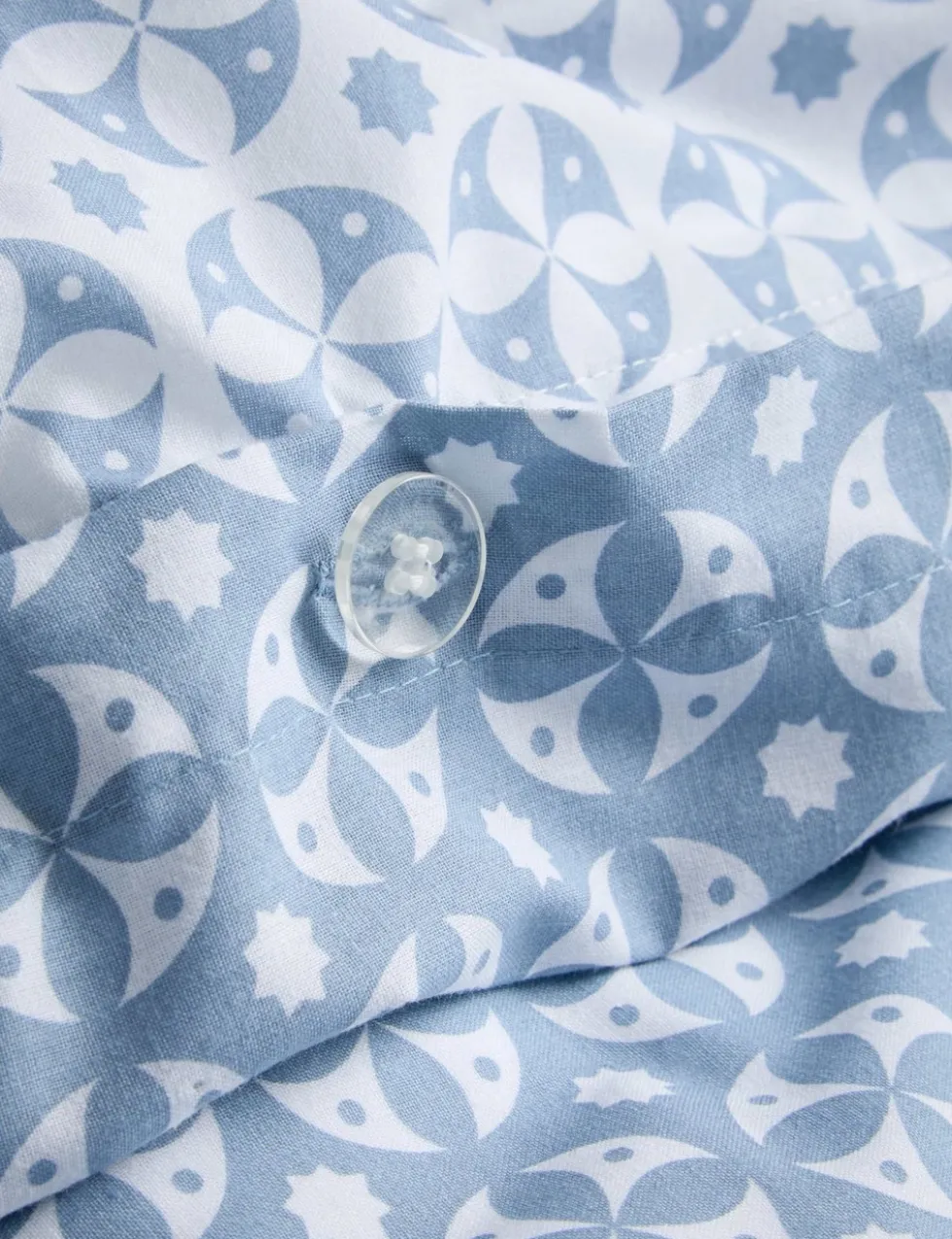 Cotton Blend Circle Star Bedding Set