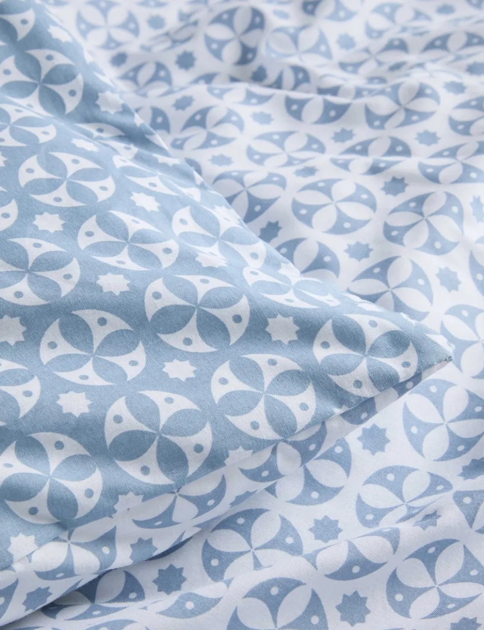 Cotton Blend Circle Star Bedding Set