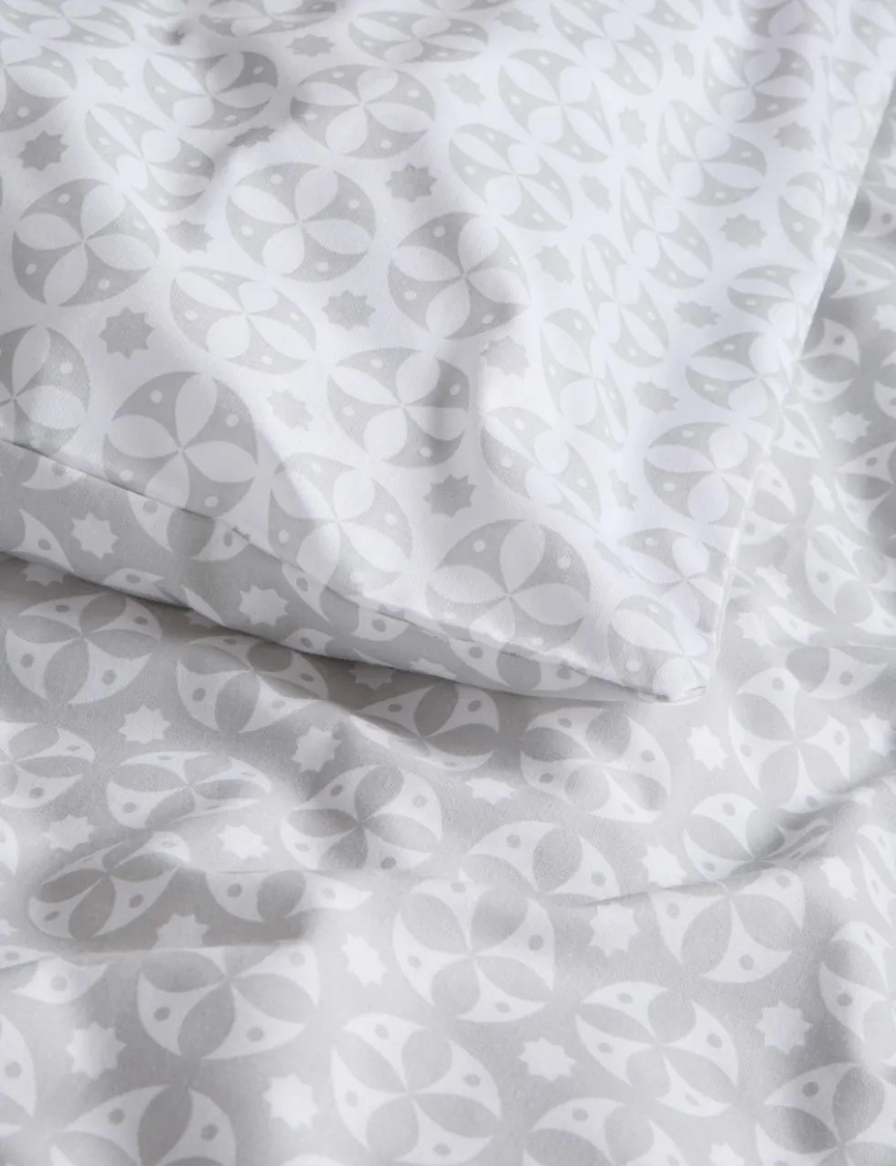 Cotton Blend Circle Star Bedding Set