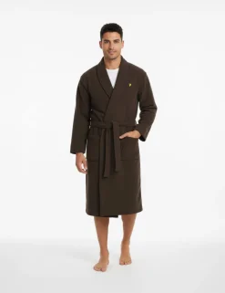 Cotton Blend Dressing Gown