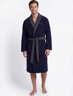 Cotton Blend Dressing Gown