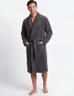 Cotton Blend Dressing Gown