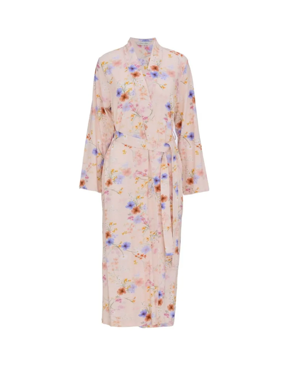Cotton Blend Floral Dressing Gown