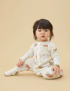 Cotton Blend Gruffalo™ Zip Sleepsuit (7lbs-3 Yrs)