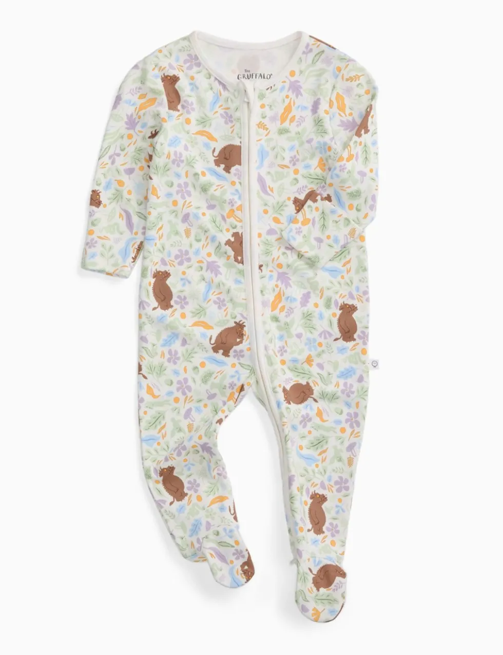 Cotton Blend Gruffalo™ Zip Sleepsuit (7lbs-3 Yrs)