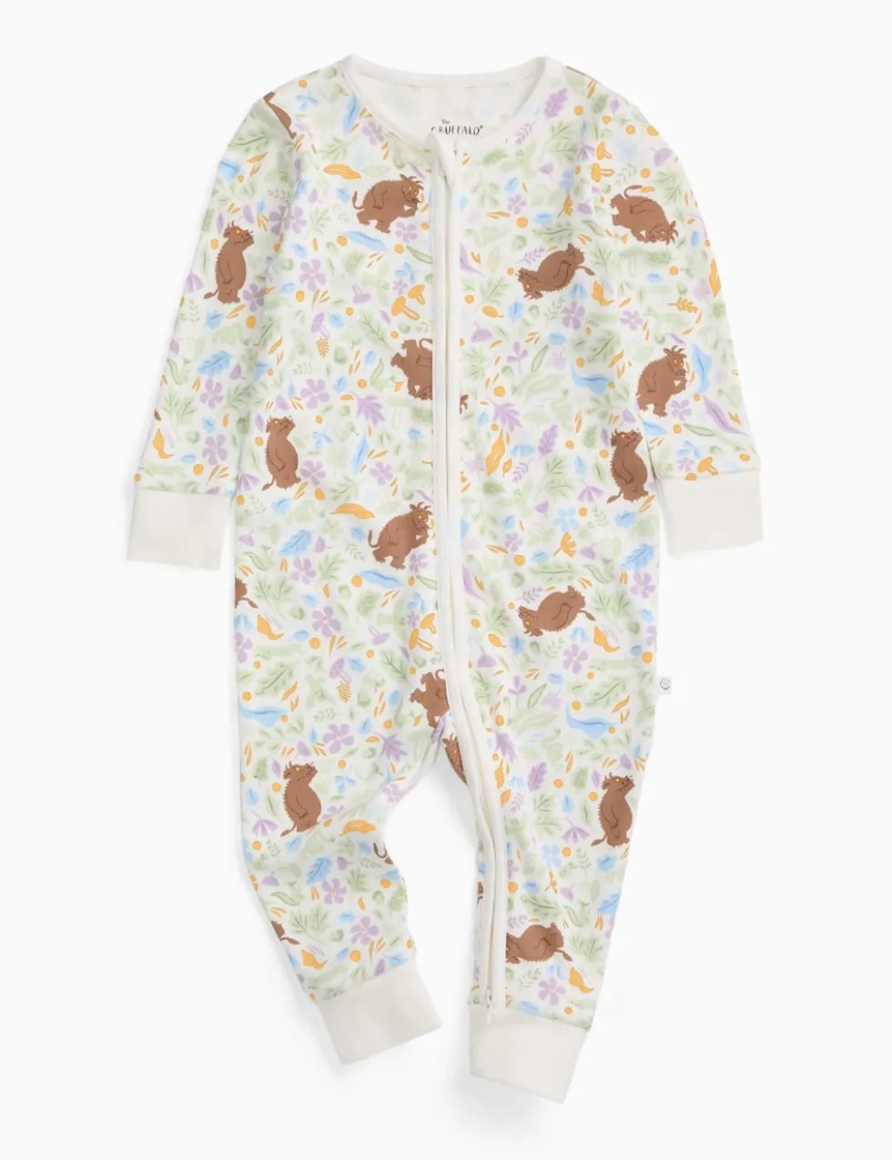 Cotton Blend Gruffalo™ Zip Sleepsuit (7lbs-3 Yrs)