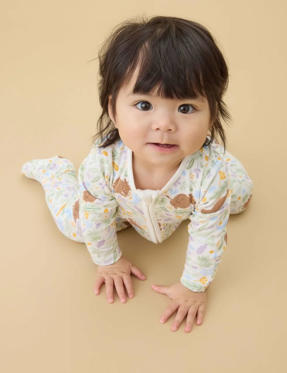 Cotton Blend Gruffalo™ Zip Sleepsuit (7lbs-3 Yrs)