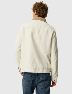 Cotton Blend Harrington Jacket