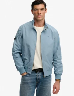 Cotton Blend Harrington Jacket
