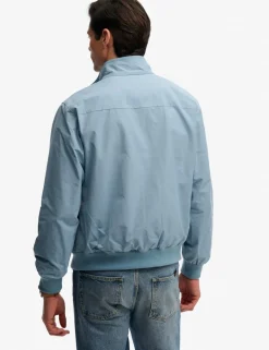 Cotton Blend Harrington Jacket