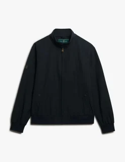 Cotton Blend Harrington Jacket