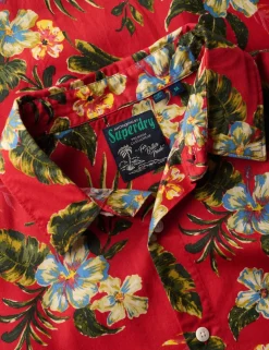 Cotton Blend Hawaiian Shirt