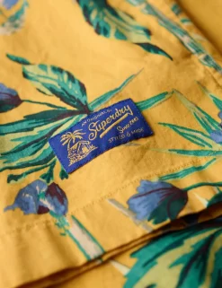 Cotton Blend Hawaiian Shirt