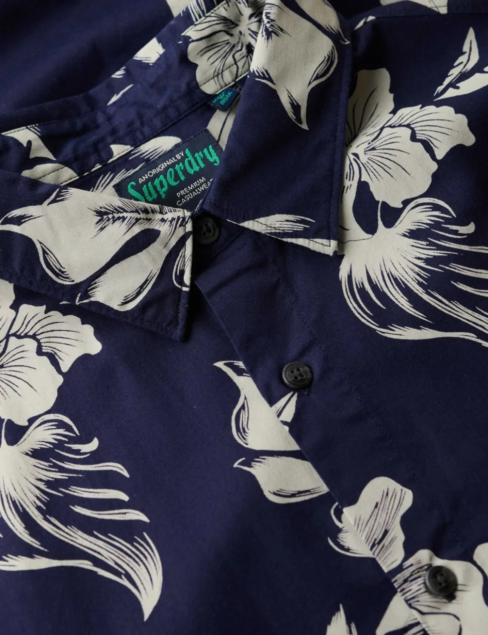 Cotton Blend Hawaiian Shirt