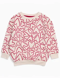 Cotton Blend Heart Sweater (3 Mths-6 Yrs)