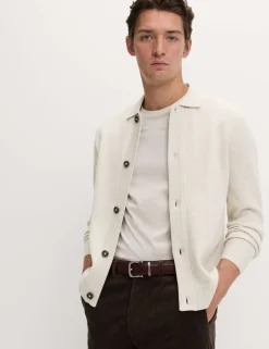 Cotton Blend Knitted Jacket