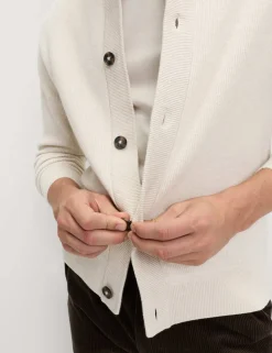 Cotton Blend Knitted Jacket