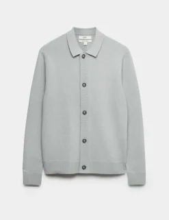 Cotton Blend Knitted Jacket