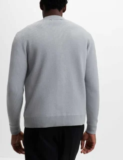 Cotton Blend Knitted Jacket