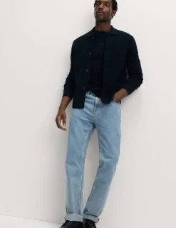 Cotton Blend Knitted Jacket