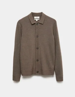 Cotton Blend Knitted Jacket