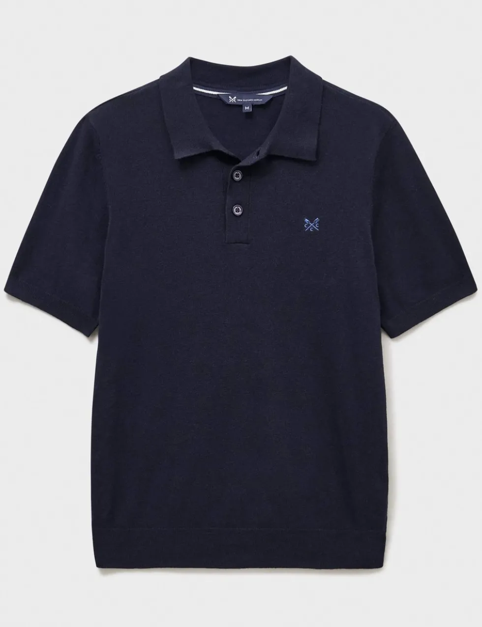 Cotton Blend Knitted Polo Shirt