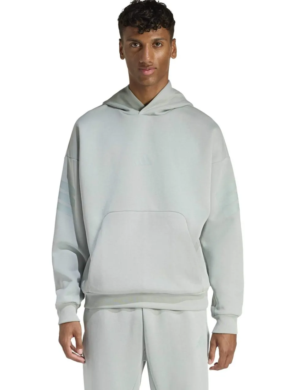 Cotton Blend Long Sleeve Hoodie
