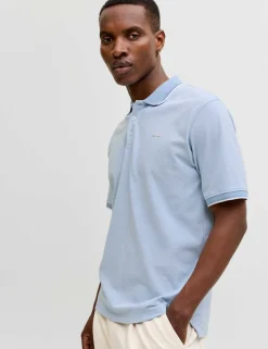 Cotton Blend Polo Shirt