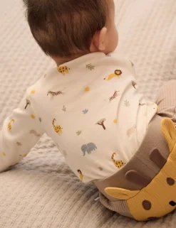 Cotton Blend Safari Bodysuit (0-24 Mths)