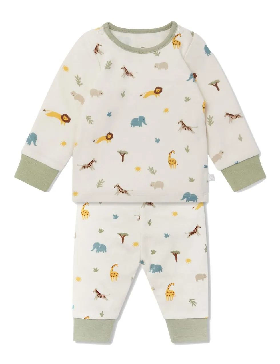 Cotton Blend Safari Print Pyjamas (6 Mths-6 Yrs)