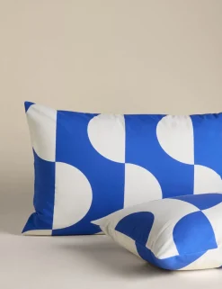 Cotton Blend Sliced Spot Geometric Bedding Set
