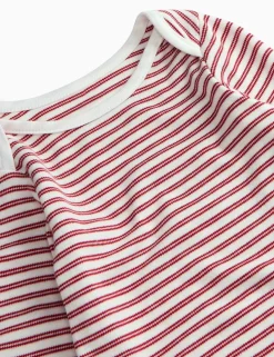 Cotton Blend Striped Bodysuit (0-24 Mths)