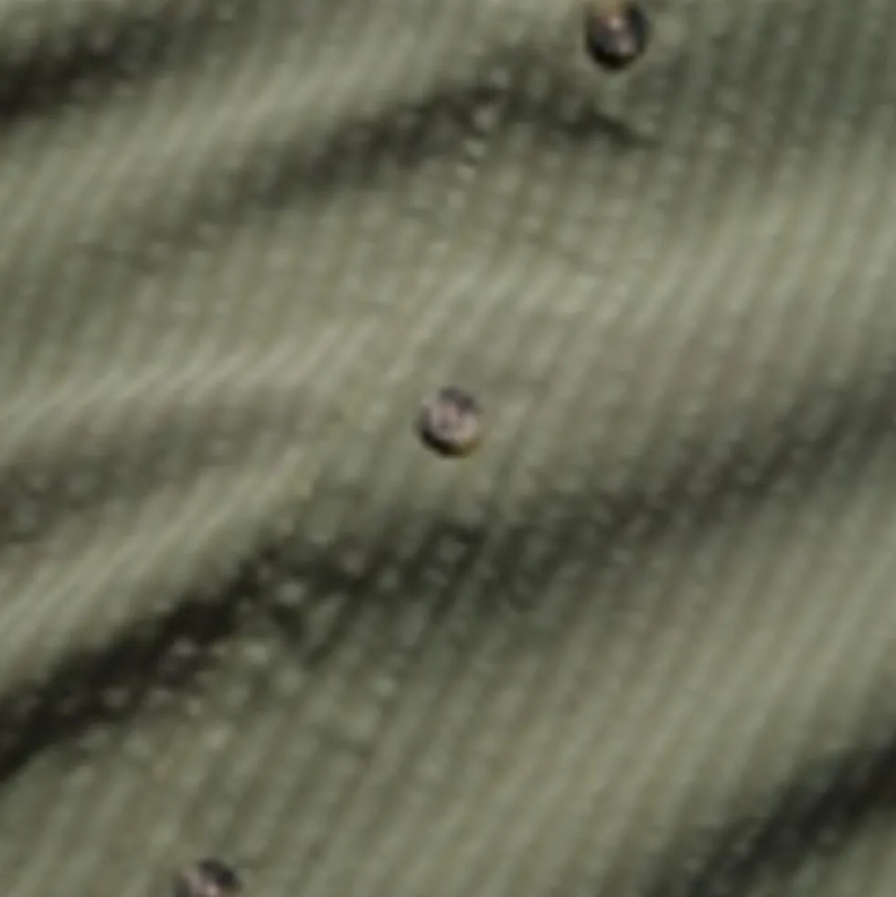 Cotton Blend Striped Overshirt