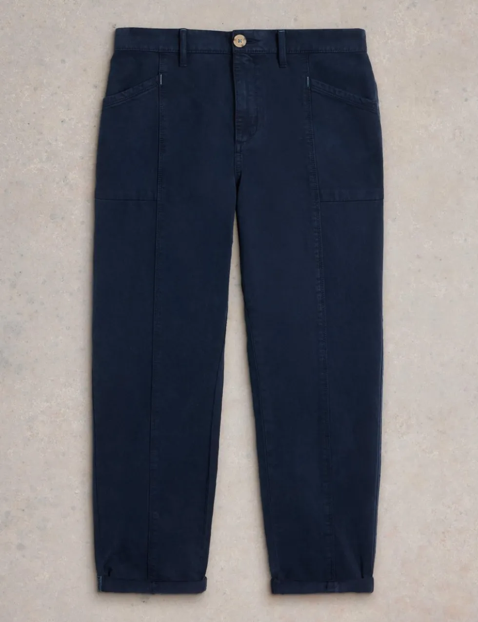 Cotton Blend Trousers