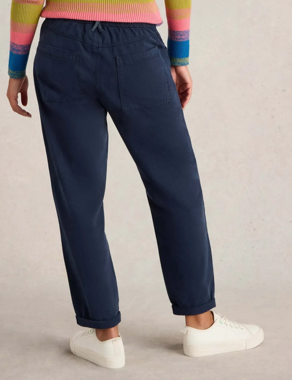Cotton Blend Trousers