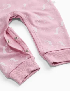 Cotton Blend Unicorn Frill Dungarees (3-3 Yrs)