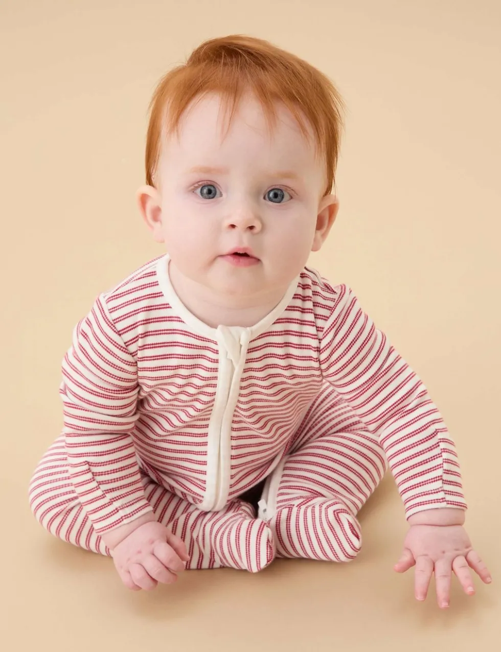 Cotton Blend Zip Sleepsuit (0-24 Mths)