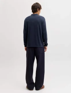 Cotton Blend Zip Up Cardigan