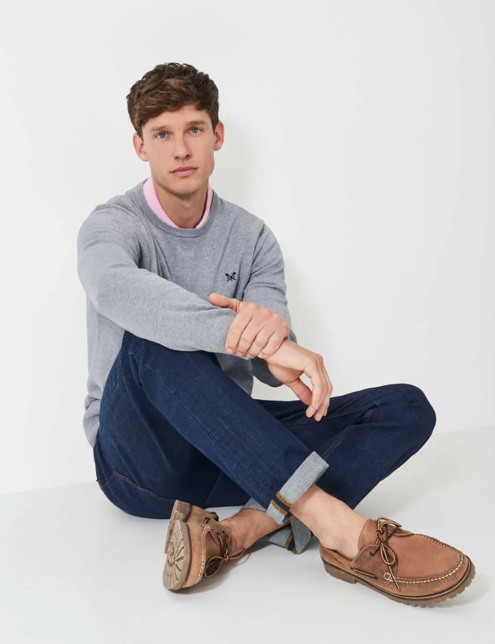 Cotton Crew Neck Jumper