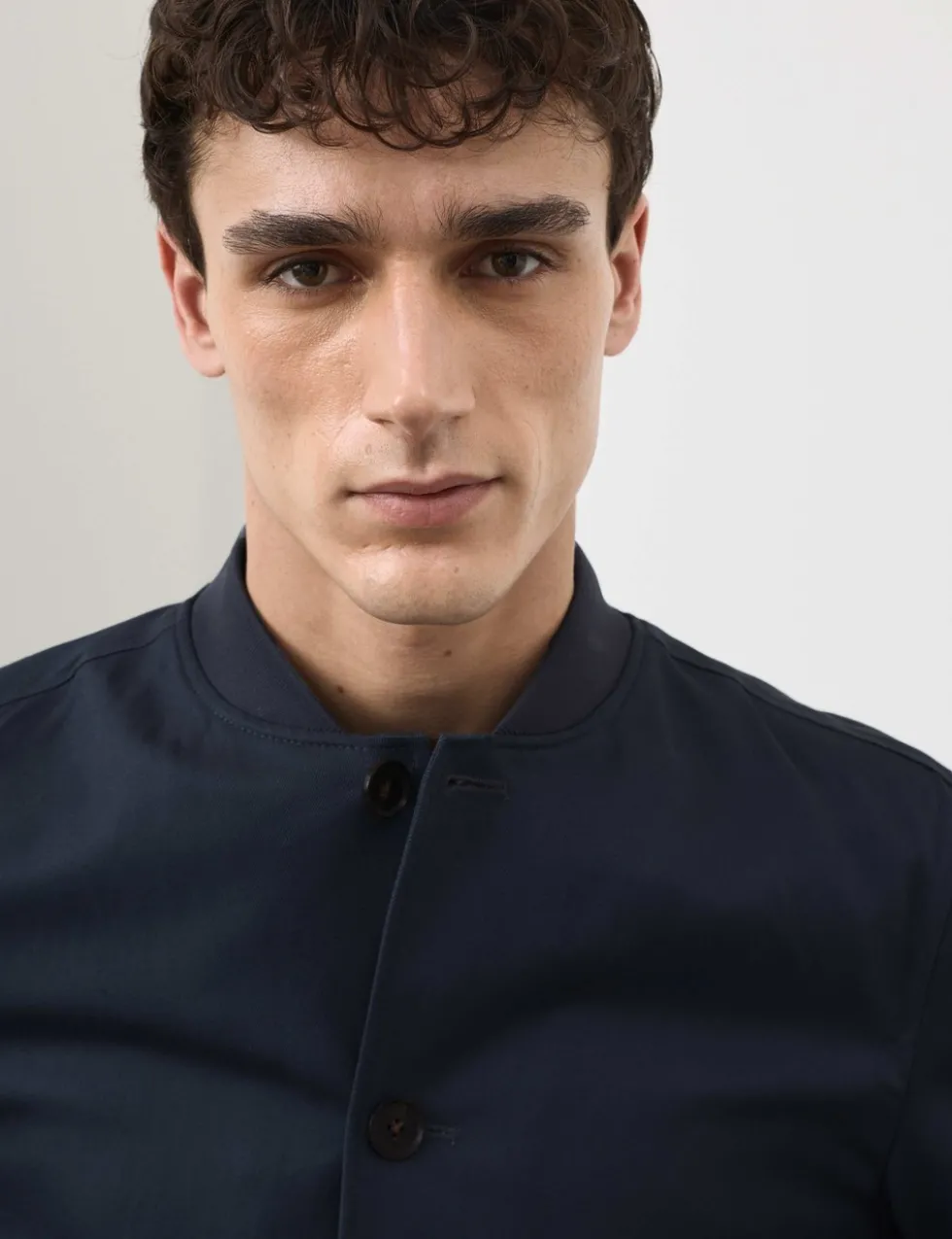 Cotton Linen Blend Bomber