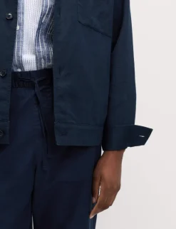 Cotton Linen Blend Overshirt