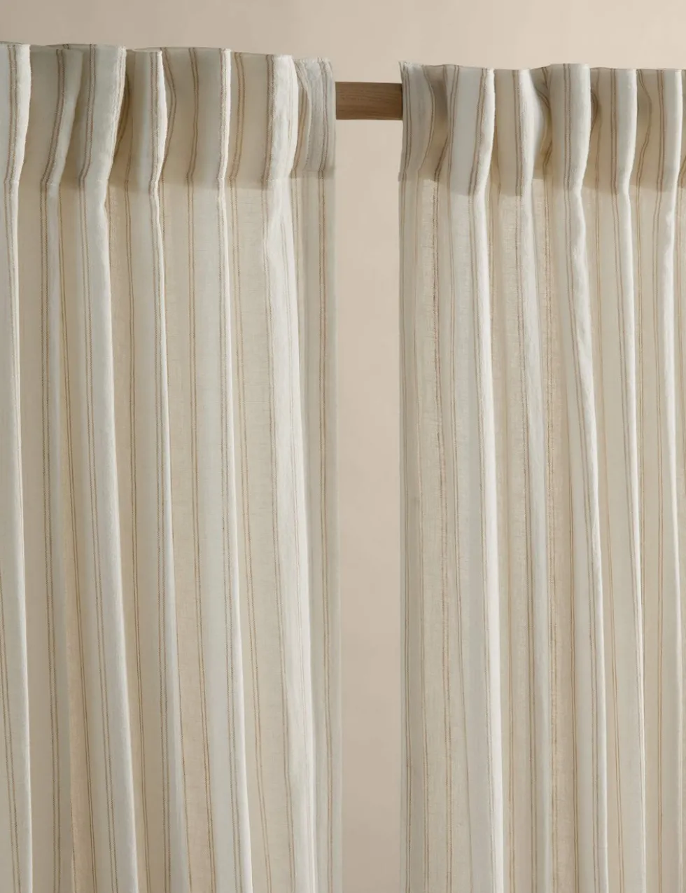 Cotton Linen Blend Sheer Multiway Curtains