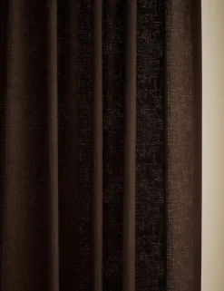 Cotton Linen Blend Sheer Multiway Curtains