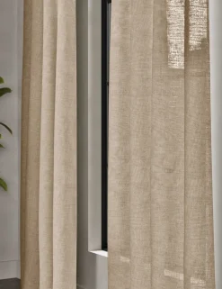 Cotton Linen Blend Sheer Multiway Curtains