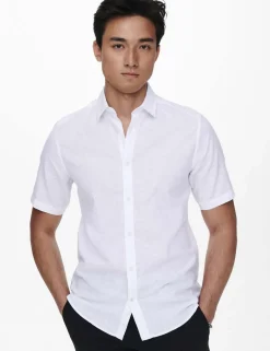 Cotton Linen Blend Shirt