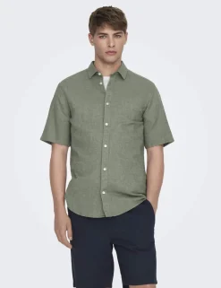 Cotton Linen Blend Shirt