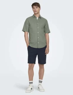 Cotton Linen Blend Shirt